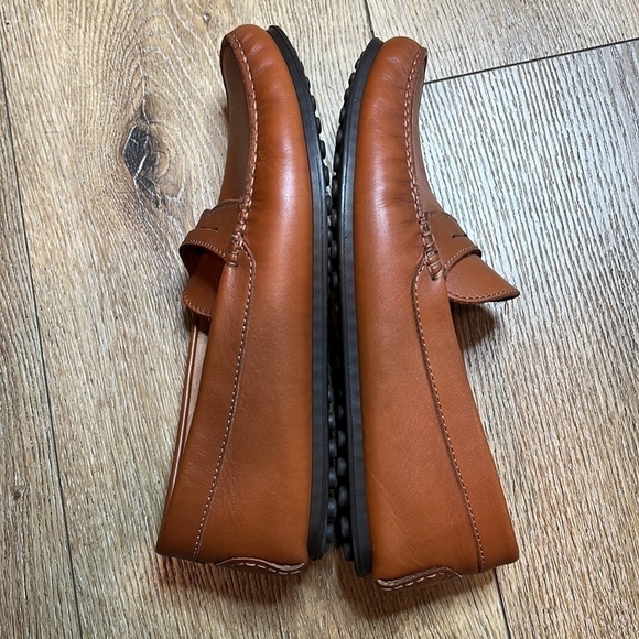 M. Gemi Leather Moccasin in Saddle Brown Size 42.5/9.5